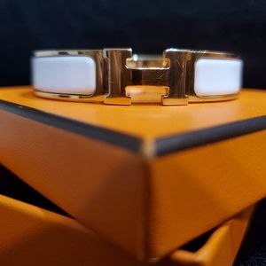 Authentic Hermes clic H bracelet